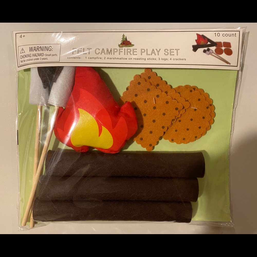 Felt Campfire set
